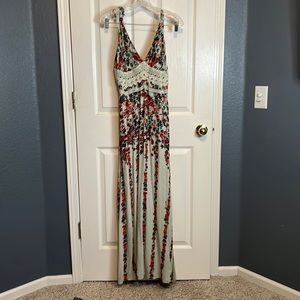 Free People floral maxi dress